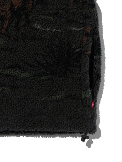 ハーフジップフリース