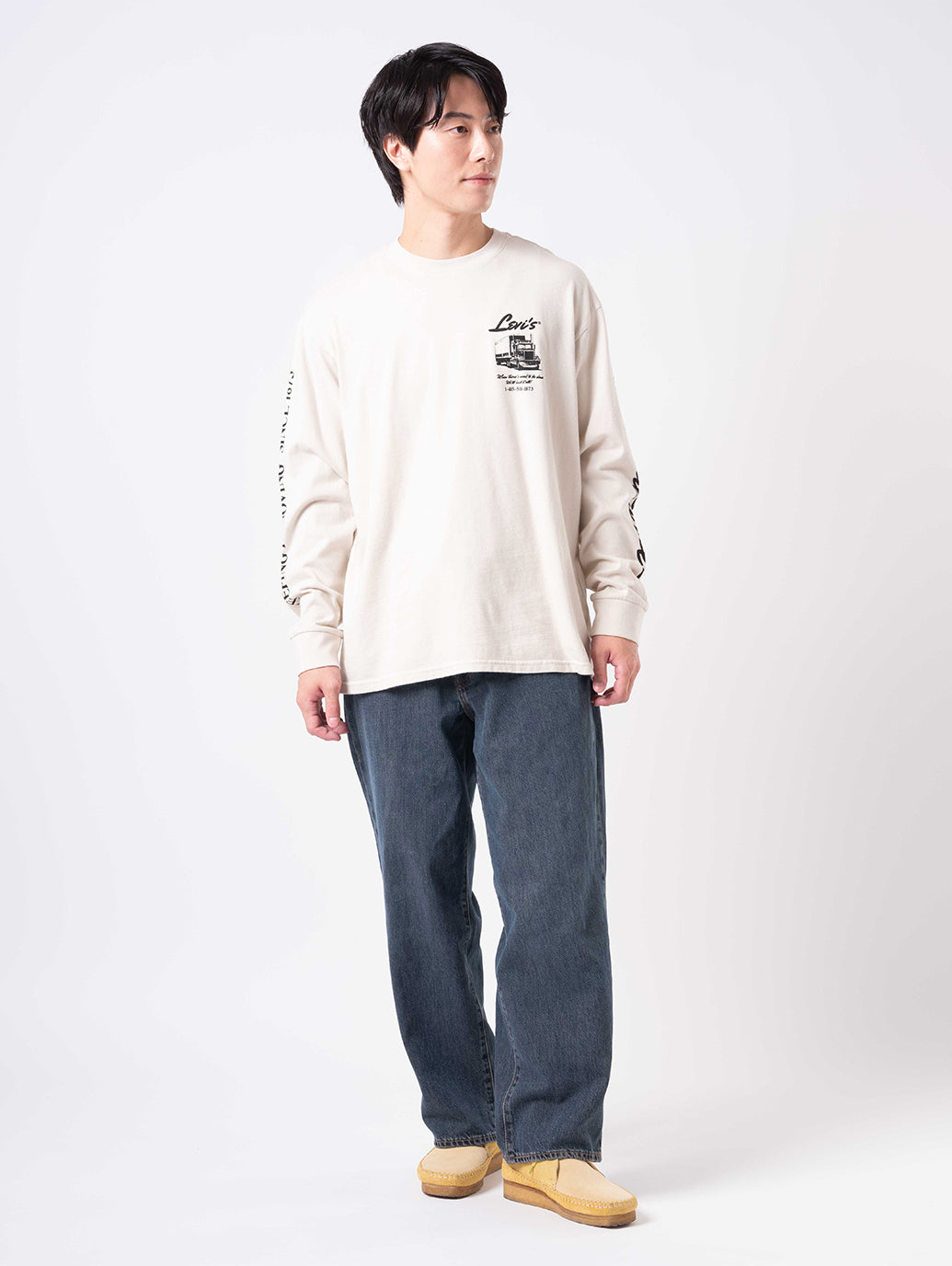 WORKWEAR グラフィック ロングスリーブ Tシャツ