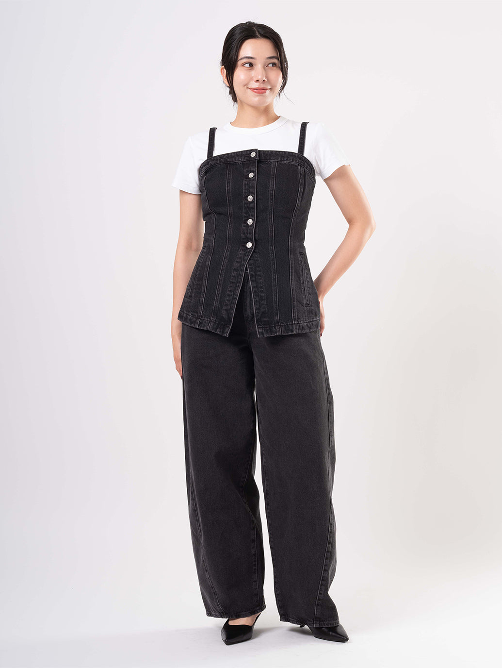 テーラード ビスチェ