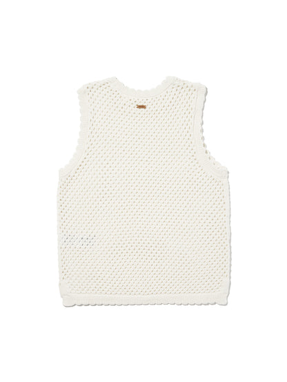 ADRIENNE クロシェット タンクトップ