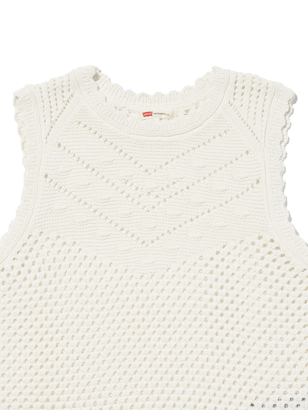 ADRIENNE クロシェット タンクトップ