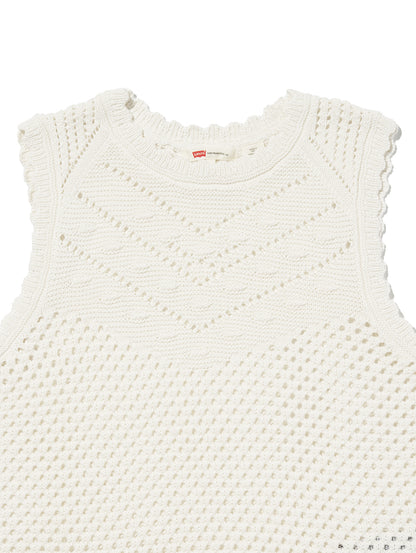 ADRIENNE クロシェット タンクトップ