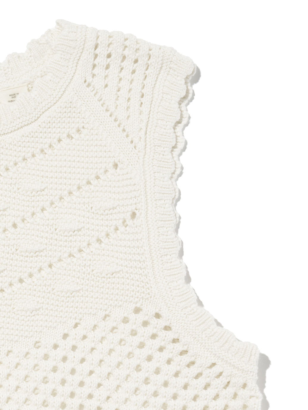 ADRIENNE クロシェット タンクトップ