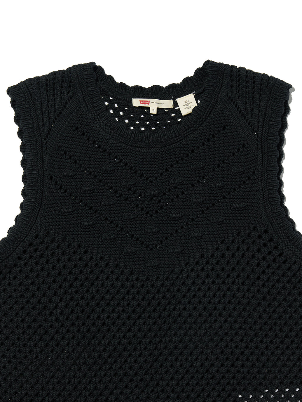 ADRIENNE クロシェット タンクトップ