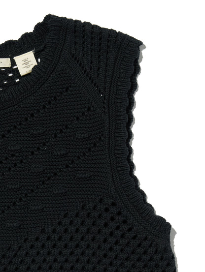 ADRIENNE クロシェット タンクトップ