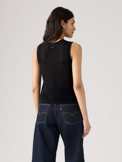 ADRIENNE クロシェット タンクトップ