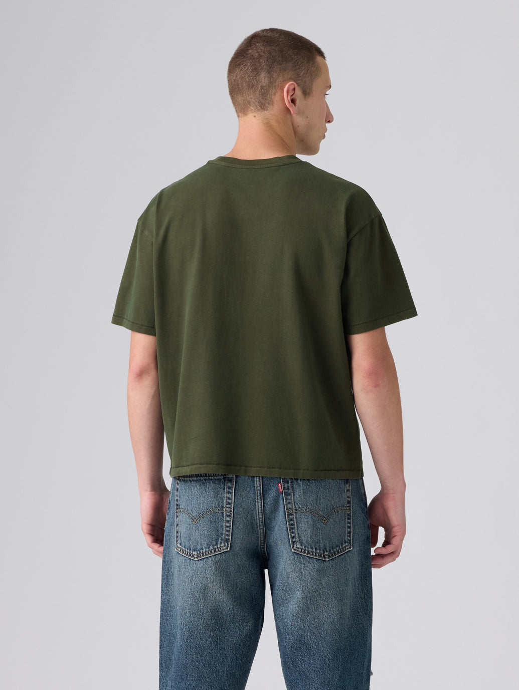 クロップド ショートスリーブ Tシャツ