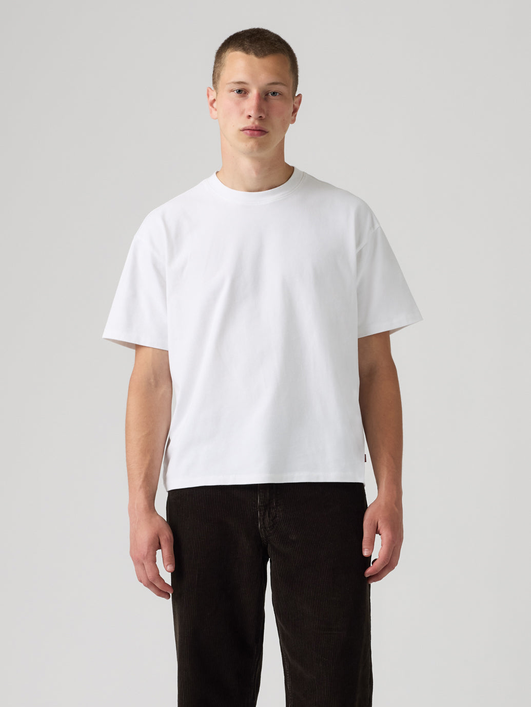 クロップド ショートスリーブ Tシャツ