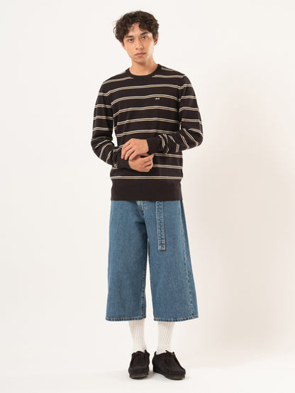 ツイステッド バギージーンズ カプリ ミディアムインディゴ