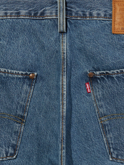 ツイステッド バギージーンズ カプリ ミディアムインディゴ