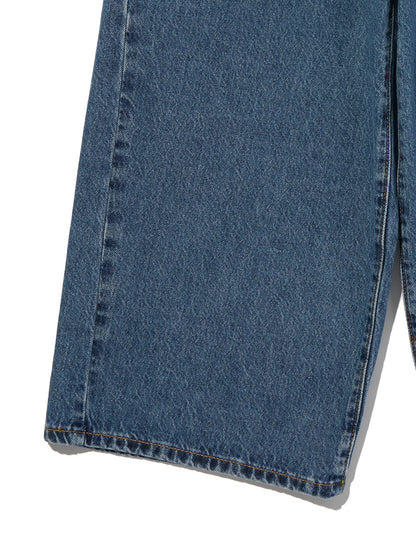 ツイステッド バギージーンズ カプリ ミディアムインディゴ