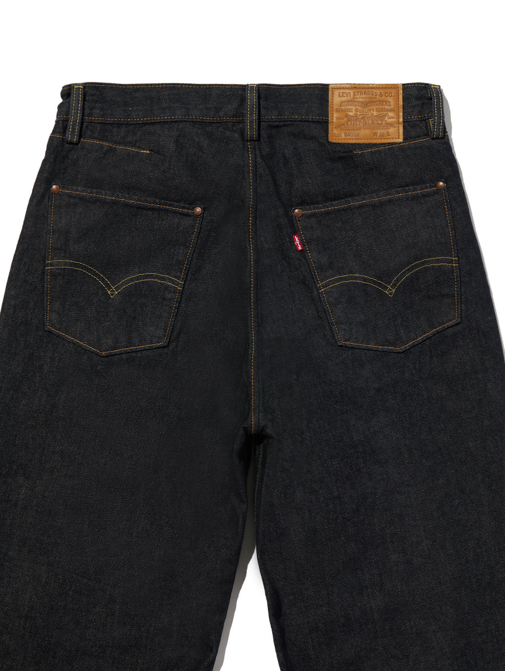 ツイステッド バギージーンズ カプリ ダークインディゴ