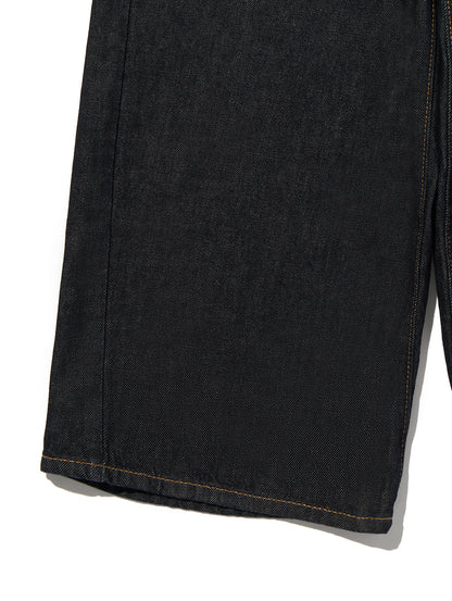 ツイステッド バギージーンズ カプリ ダークインディゴ