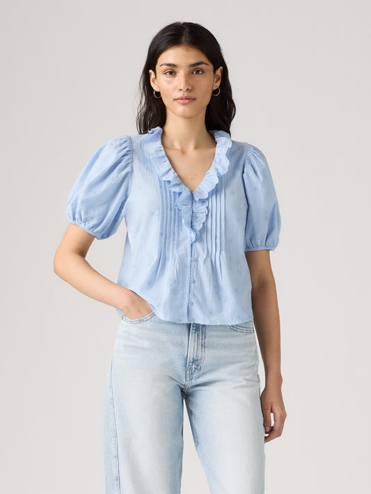 ジゼル ラッフル ブラウス