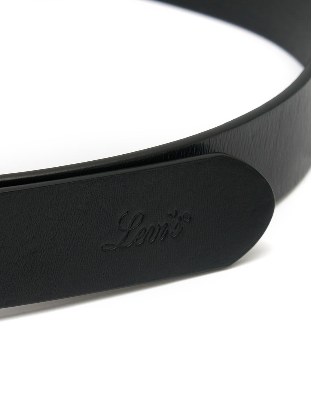 RECTANGLE バックル レザーベルト