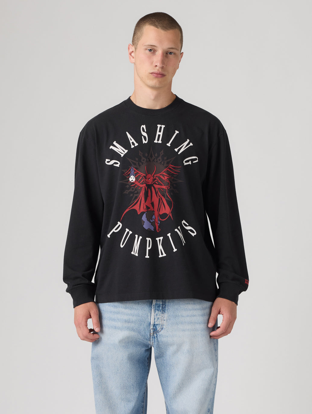LEVI x SMASHING PUMPKINS MISSION TO MARS  ロングスリーブ Tシャツ