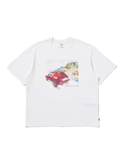グラフィックボックスTシャツ