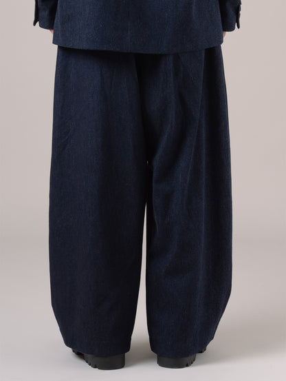 BLUETAB™ プリーツトラウザー ジーンズ ダークインディゴ