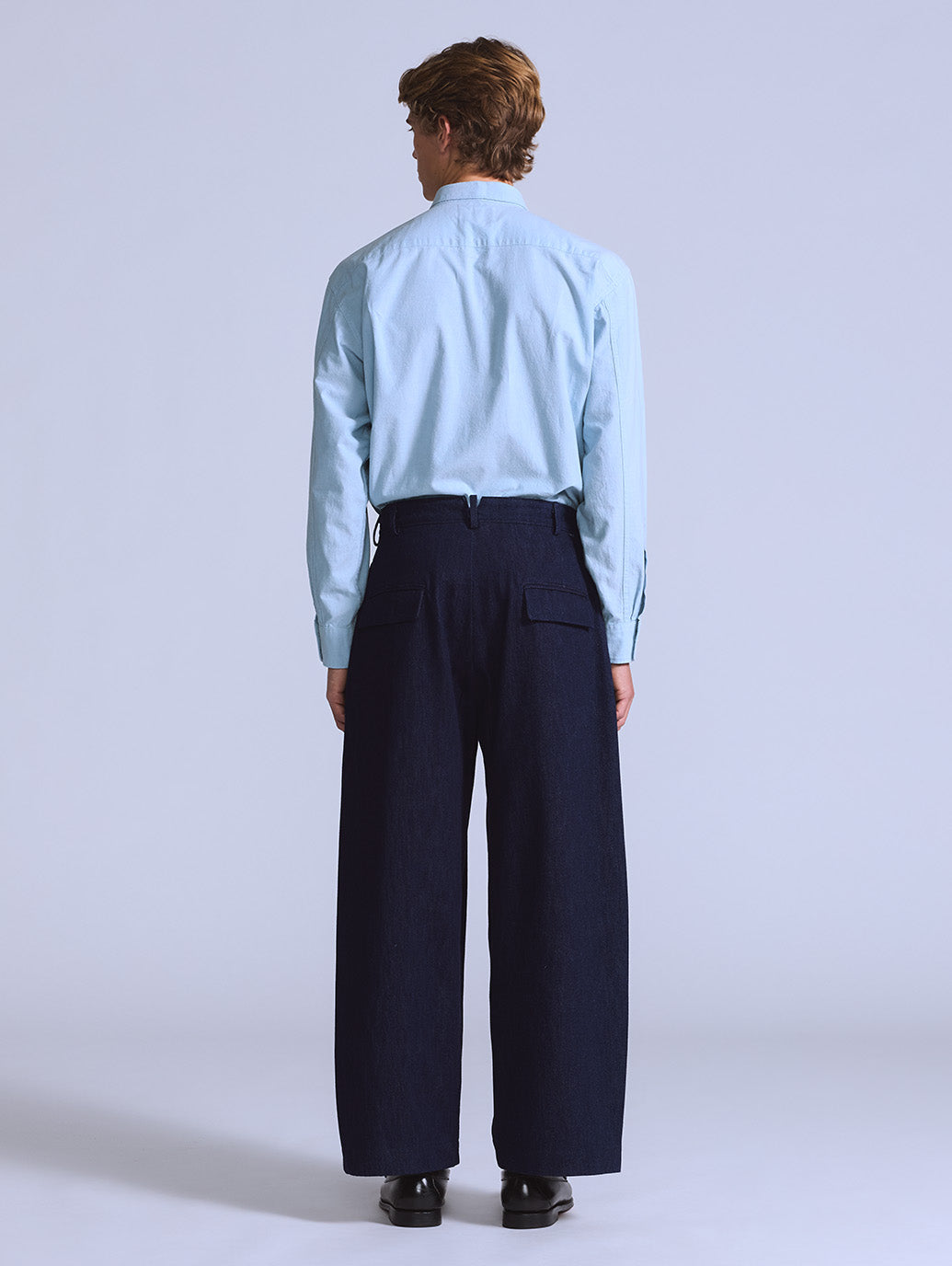 BLUETAB™ プリーツトラウザー ジーンズ ダークインディゴ