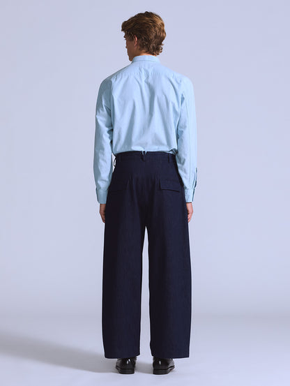 BLUETAB™ プリーツトラウザー ジーンズ ダークインディゴ