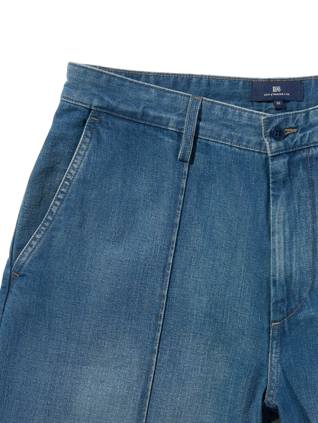 BLUETAB™ ワークショーツ ミディアムインディゴ