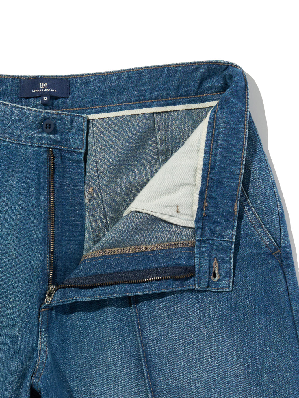 BLUETAB™ ワークショーツ ミディアムインディゴ