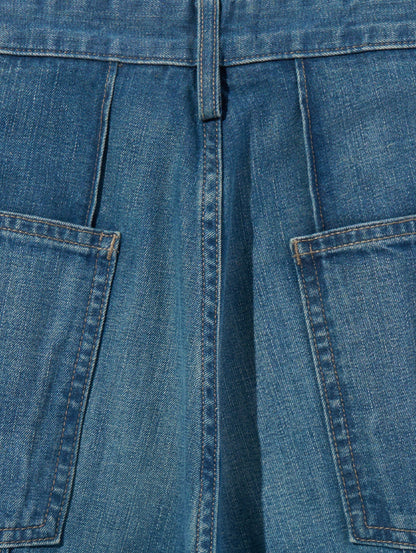 BLUETAB™ ワークショーツ ミディアムインディゴ