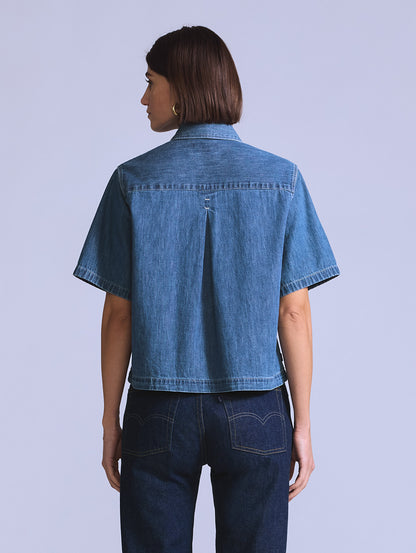 BLUETAB™ カフェトップ ショートスリーブシャツ