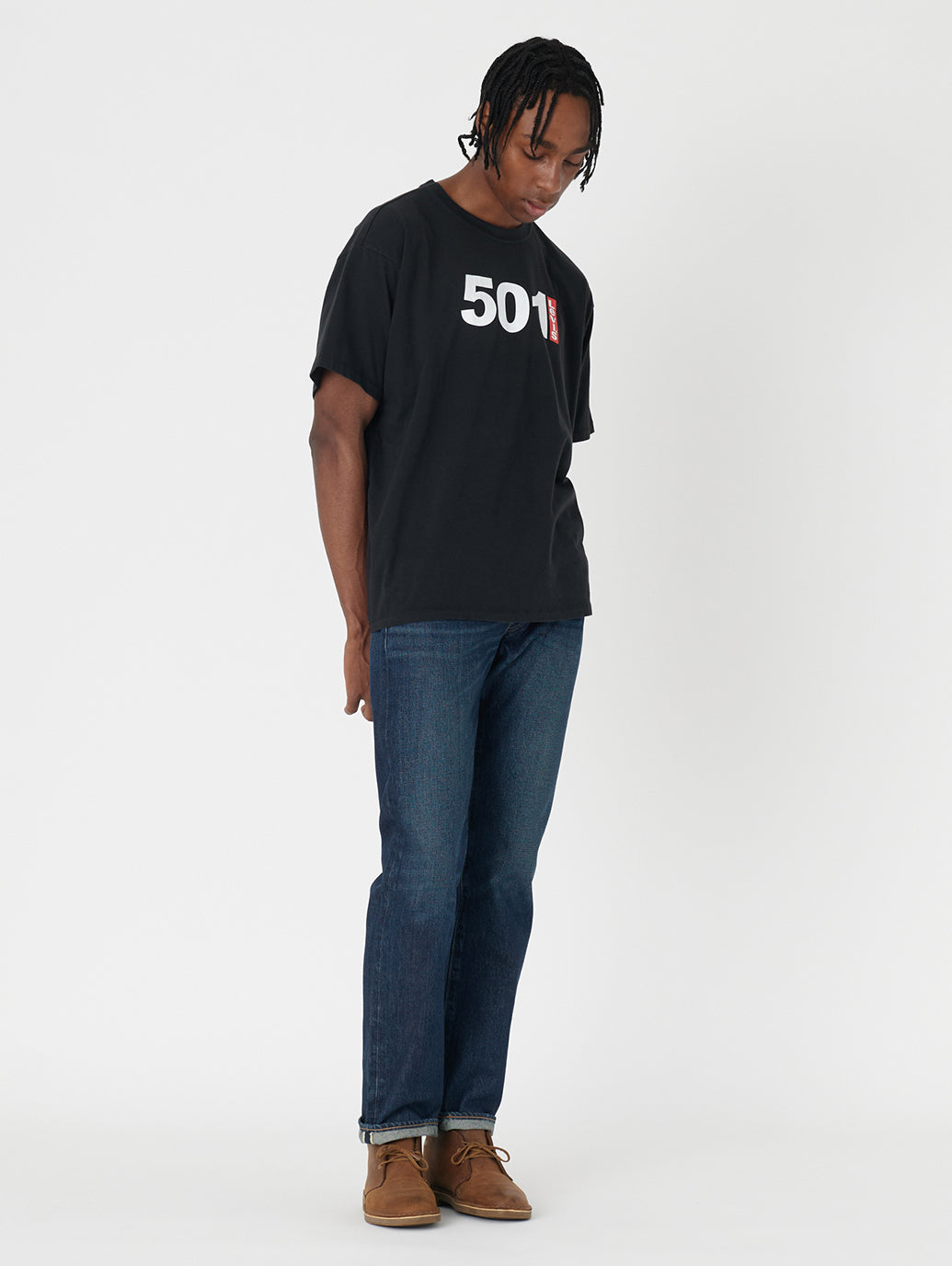 MADE IN THE USA 501® ジーンズ ダークインディゴ DARK AUTHENTIC セルビッジ