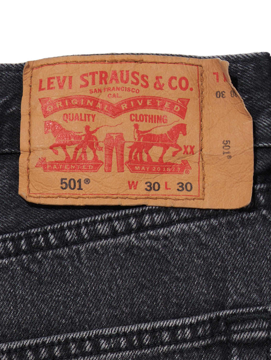 【WEB限定】501® ジーンズ ブラック WORN IN