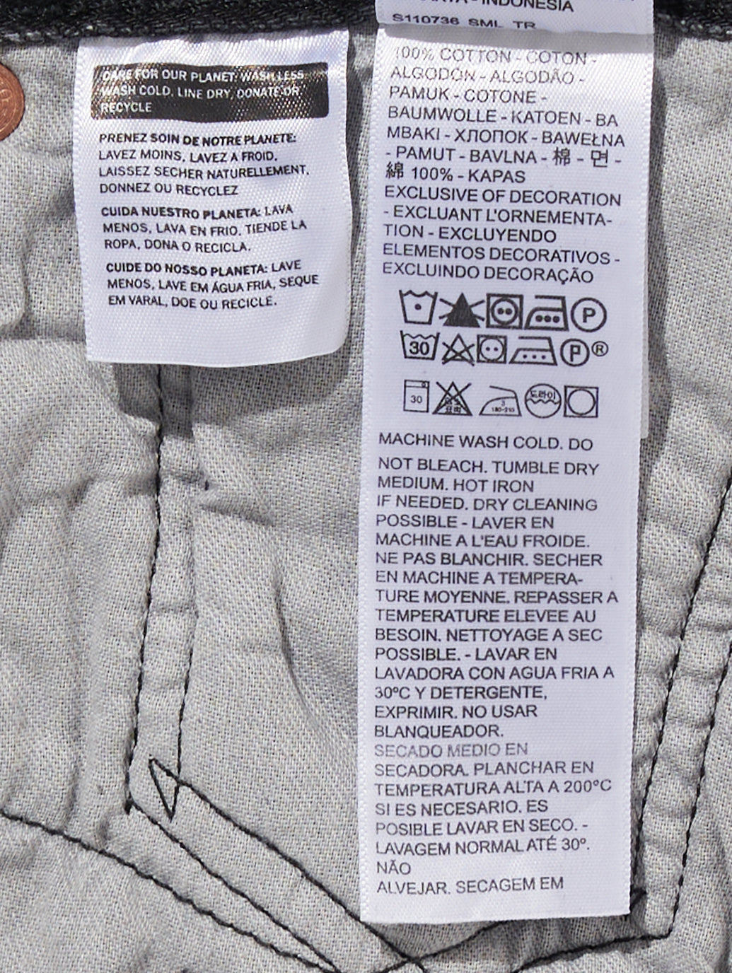 【WEB限定】501® ジーンズ ブラック WORN IN