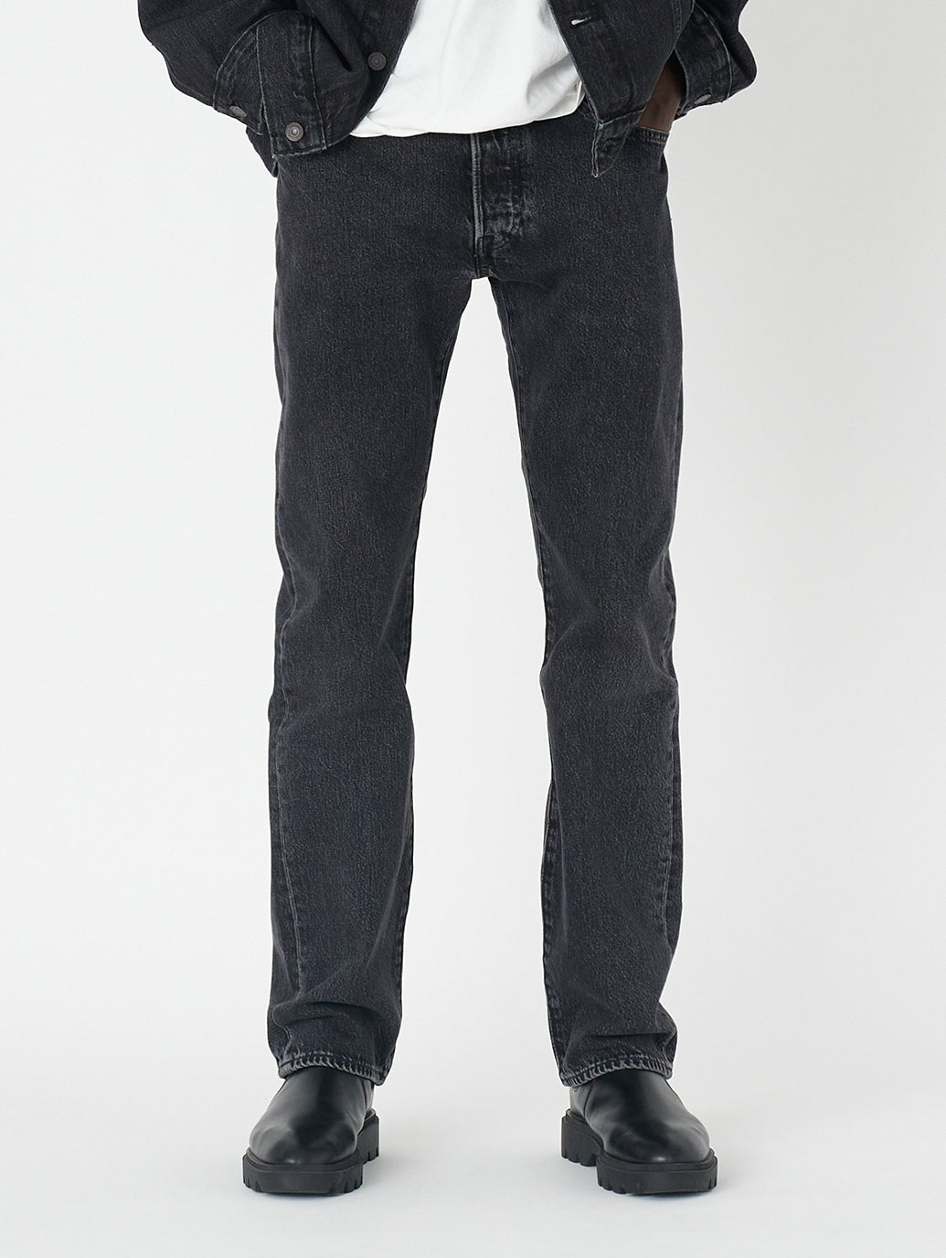 501® ジーンズ ブラック CRASH COURSES