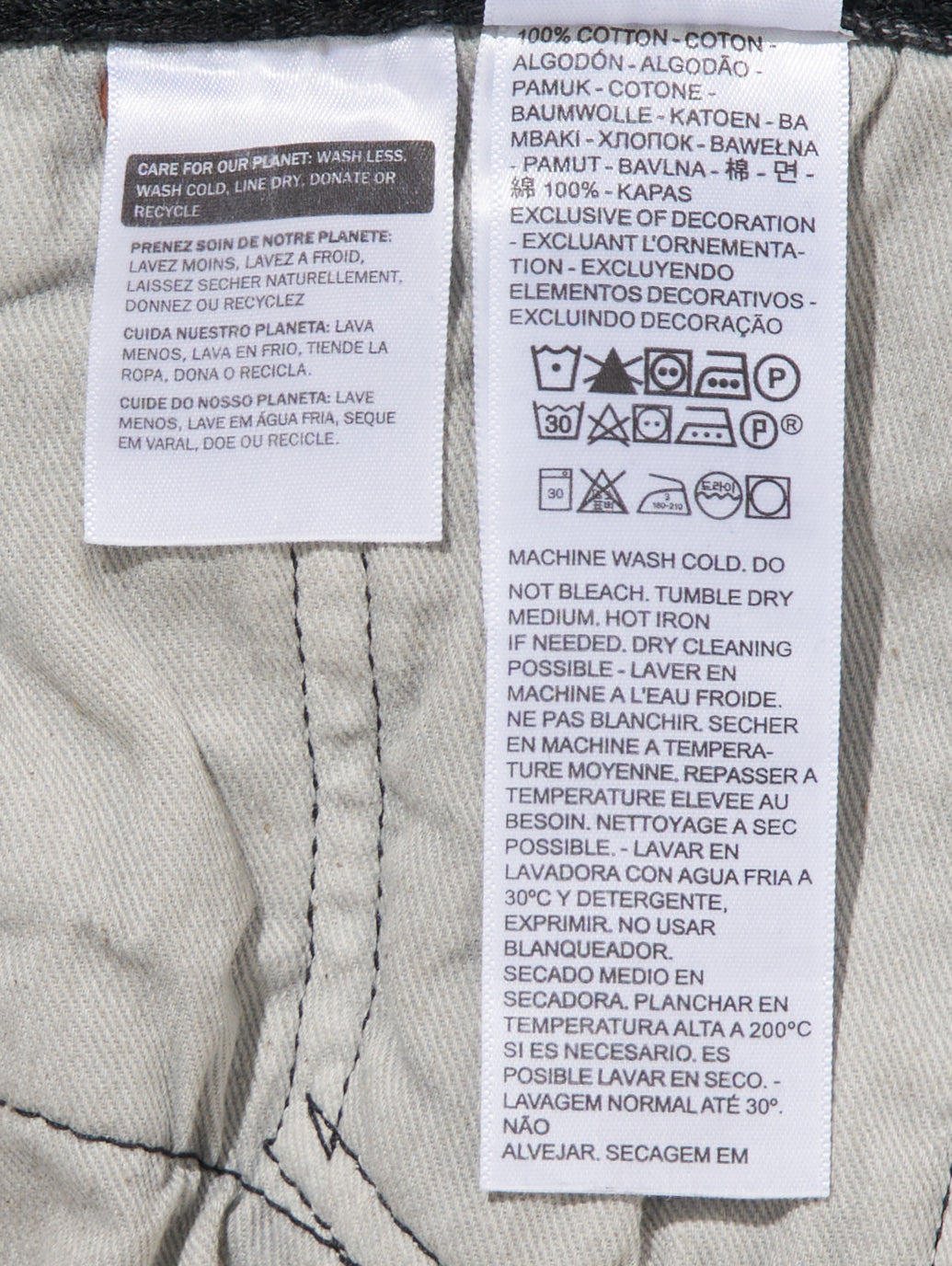 501® ジーンズ ブラック CRASH COURSES