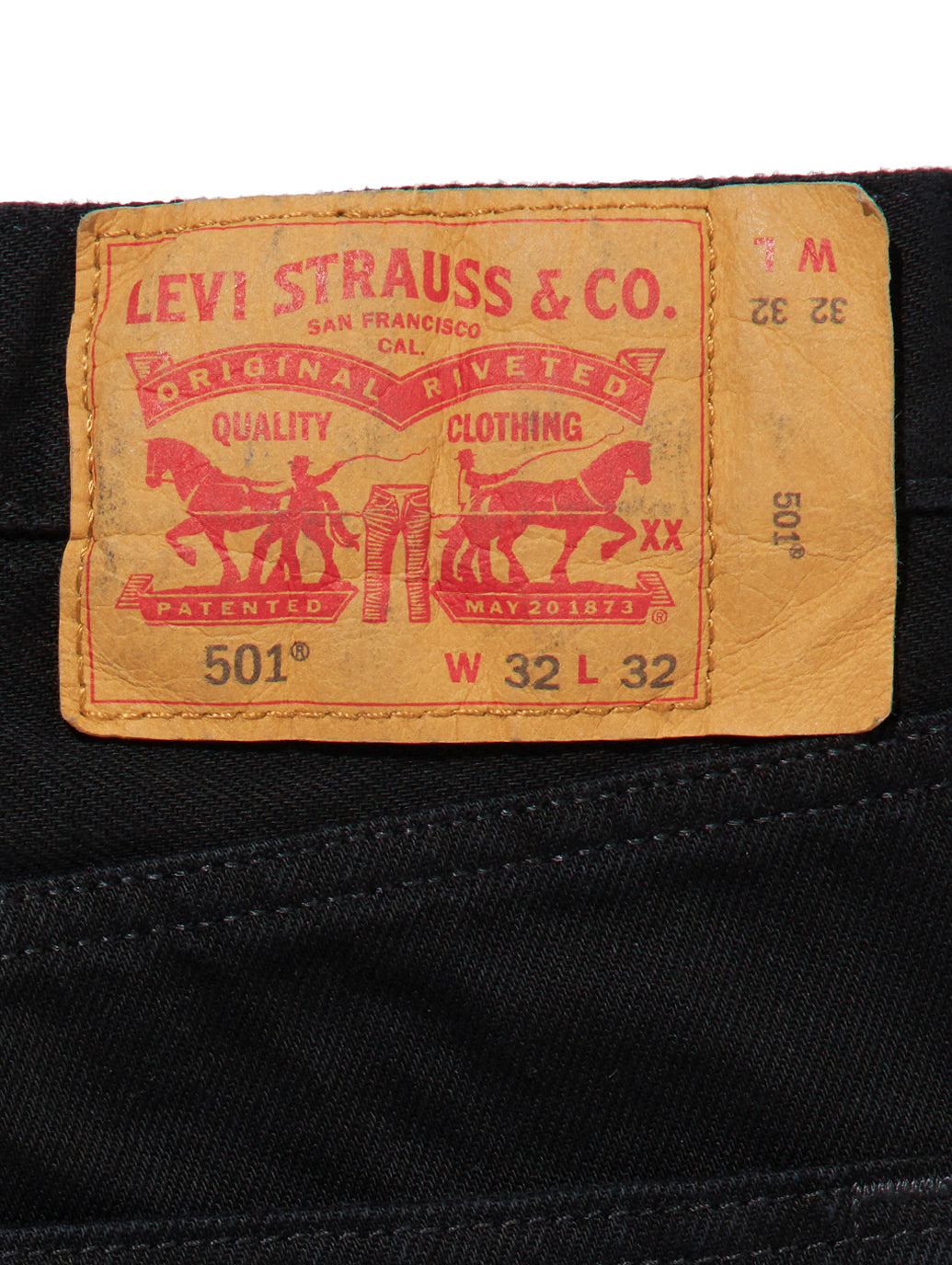 501® ジーンズ STAY DARK ブラック RINSE