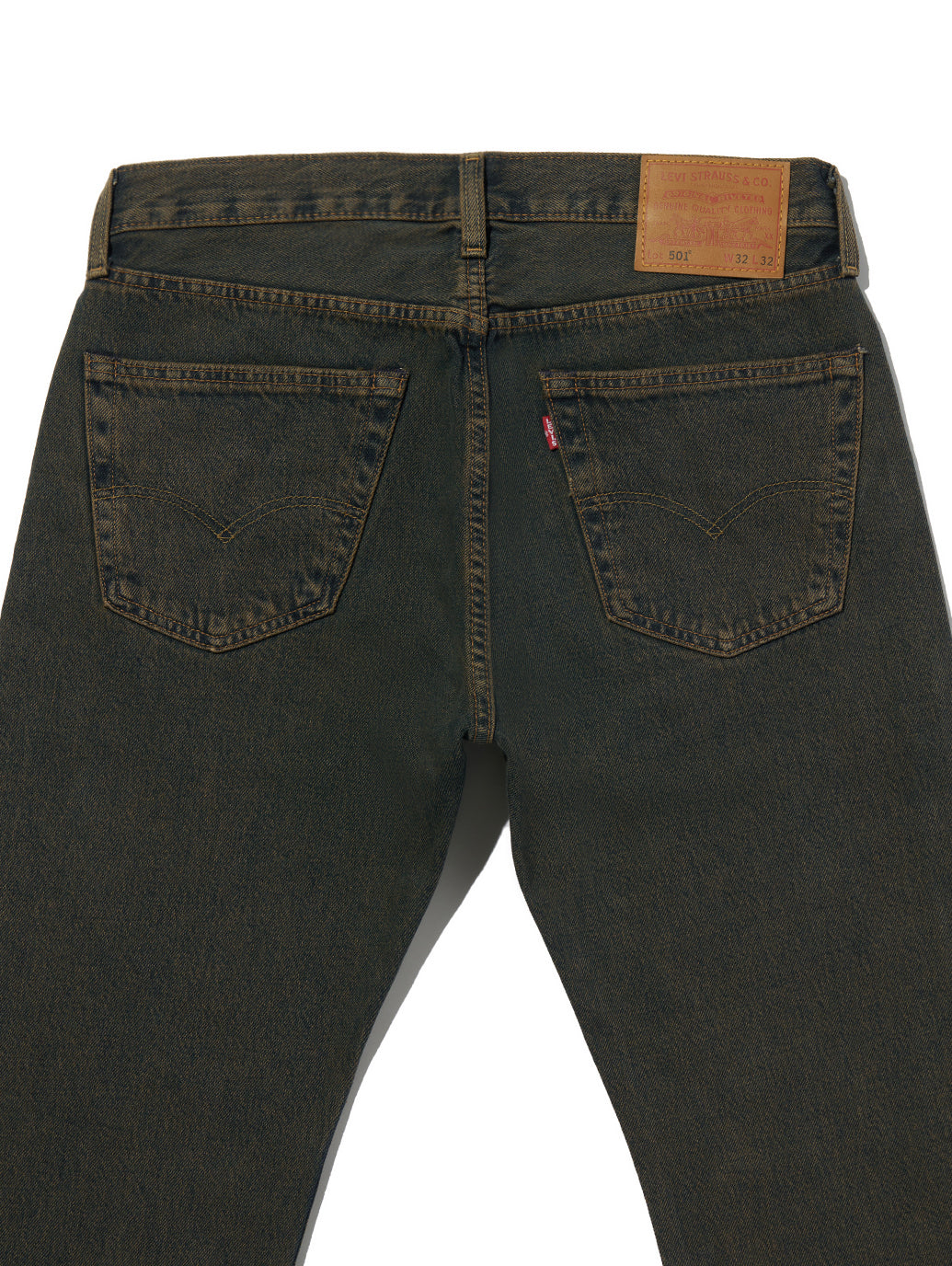 501® ORIGINAL ジーンズ インディゴ・グリーンオーバーダイ