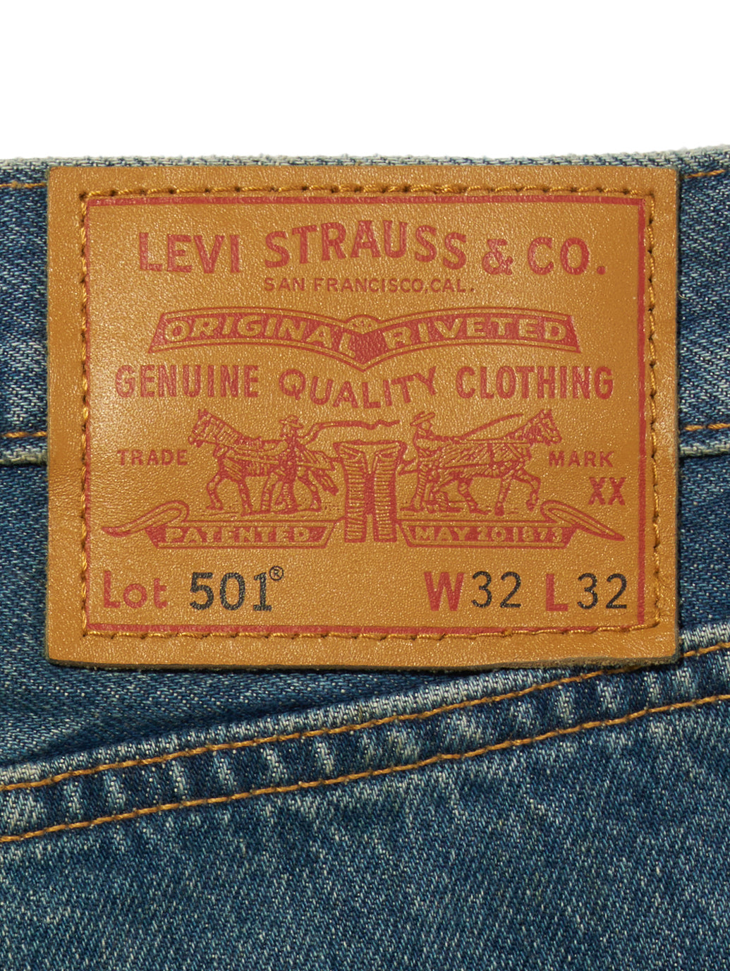 501® オリジナルジーンズ ミディアムインディゴ