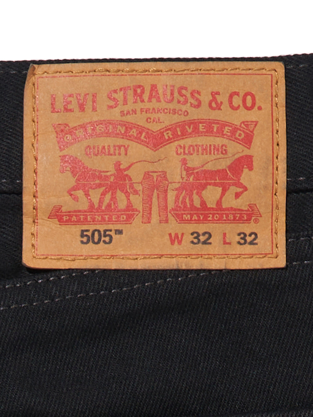 レギュラーストレート BLACK