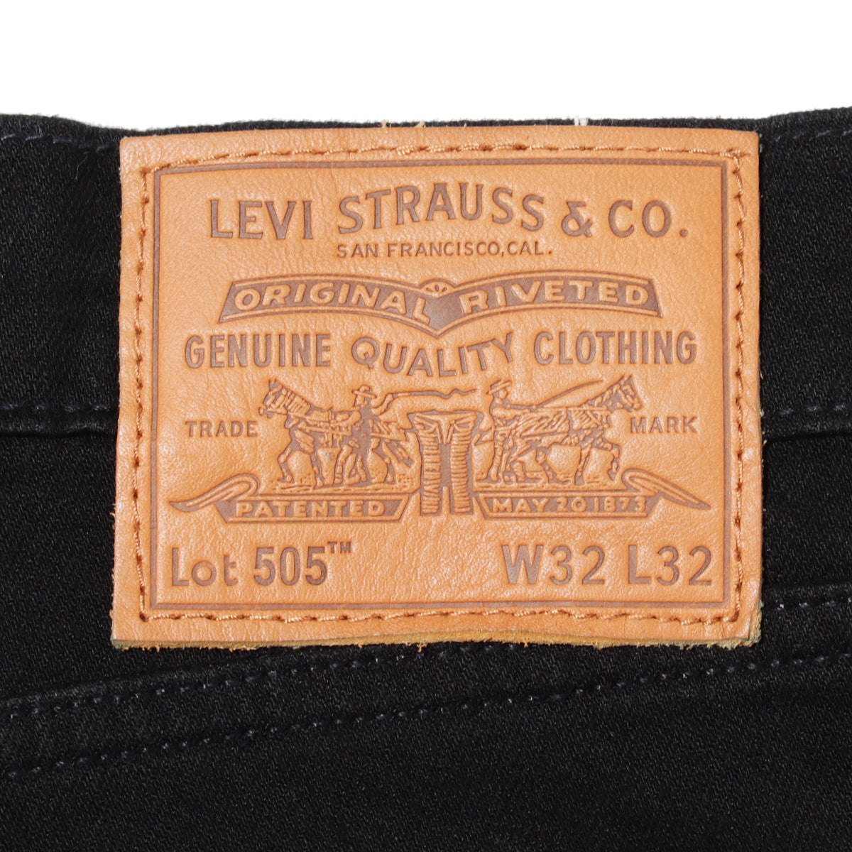 505™ レギュラーフィット ジーンズ ブラック