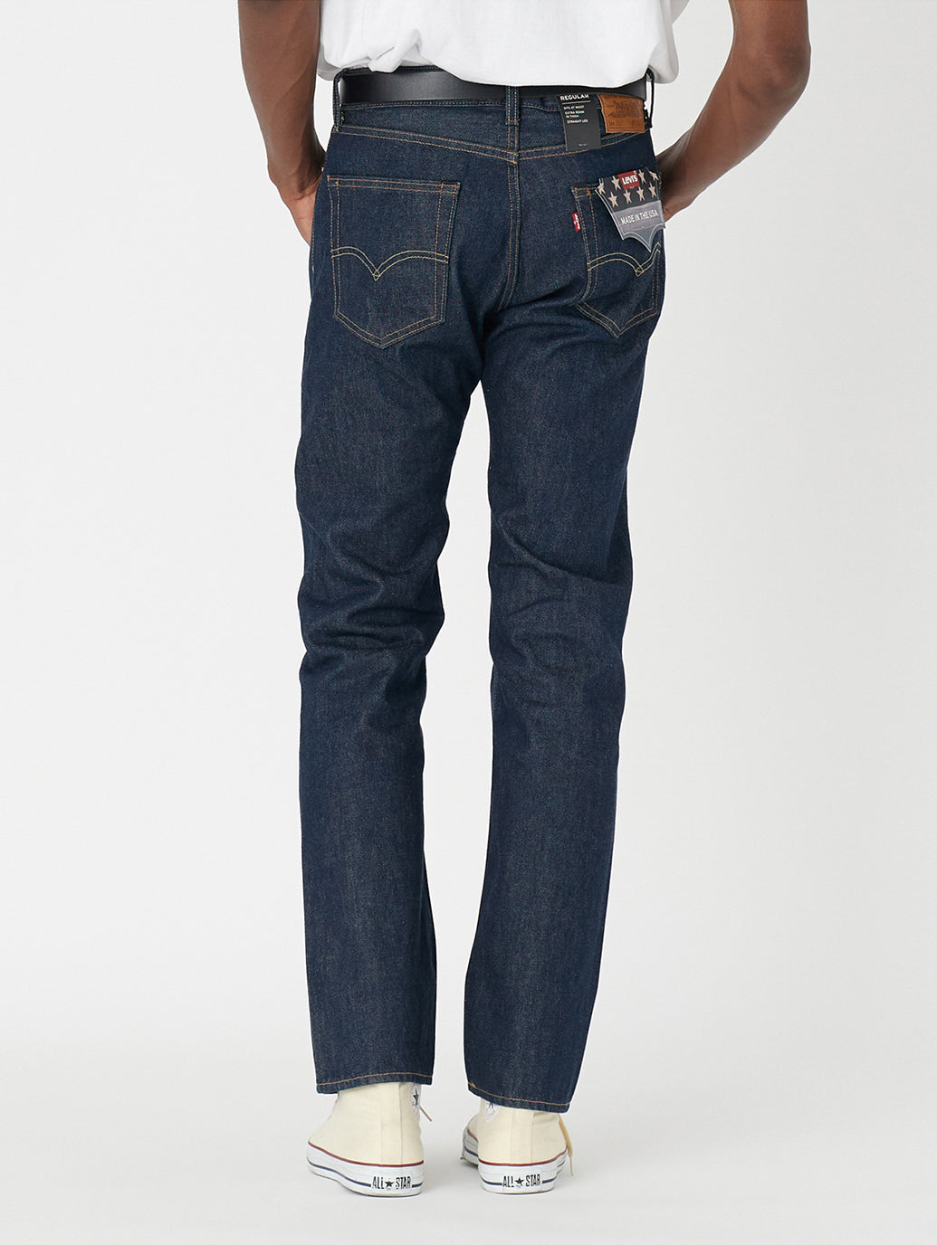 MADE IN THE USA 505™ レギュラーフィット ダークインディゴ DARK AUTHENTIC セルビッジ