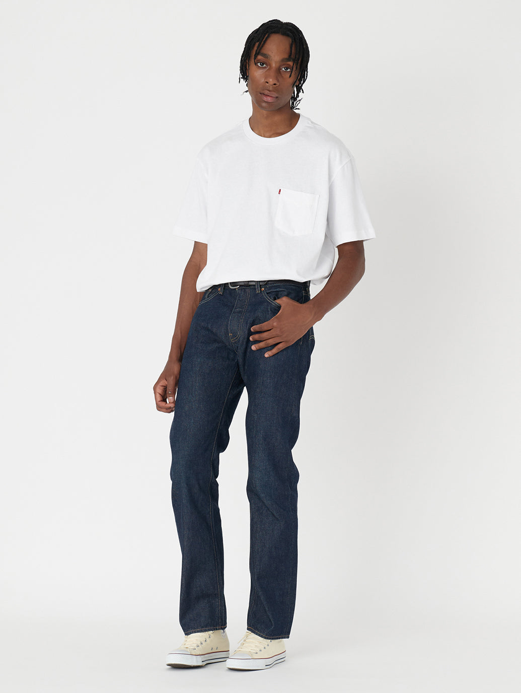 MADE IN THE USA 505™ レギュラーフィット ダークインディゴ DARK AUTHENTIC セルビッジ