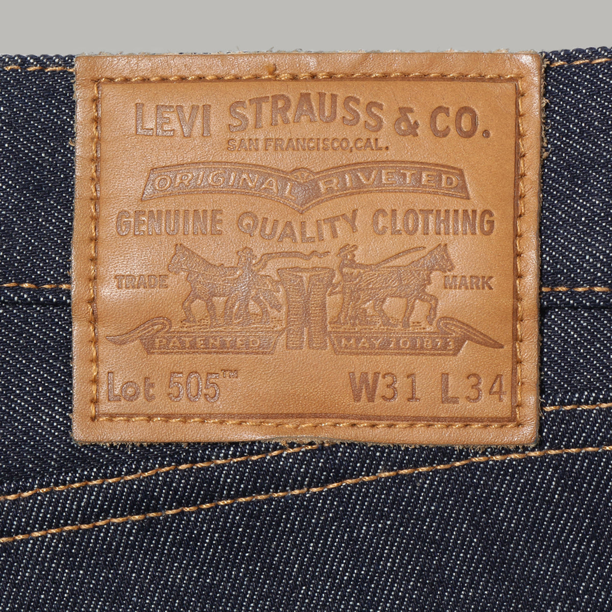 MADE IN THE USA 505™ レギュラーフィット ダークインディゴ TRUEST BLUE セルビッジ