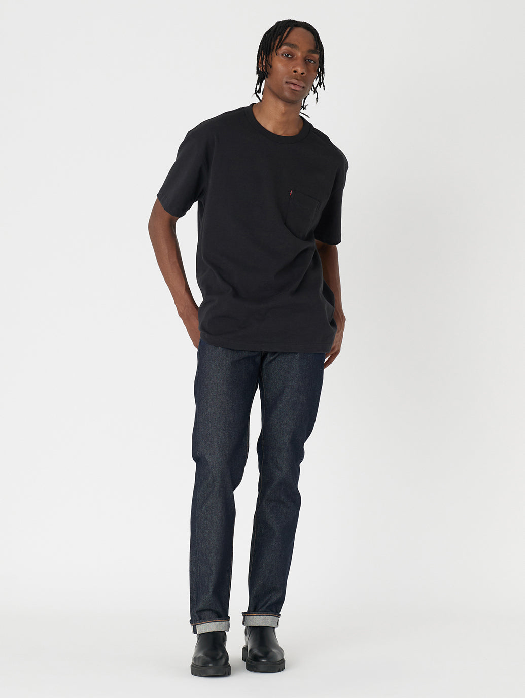 MADE IN THE USA 505™ レギュラーフィット ダークインディゴ TRUEST BLUE セルビッジ