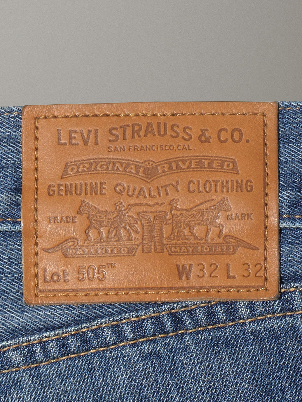 MADE IN THE USA 505™ レギュラーフィット ミディアムインディゴ TAOS