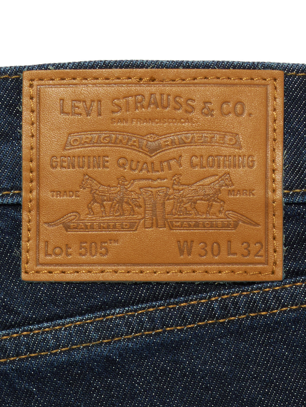 WARM JEANS 505™ レギュラーフィット ダークインディゴ