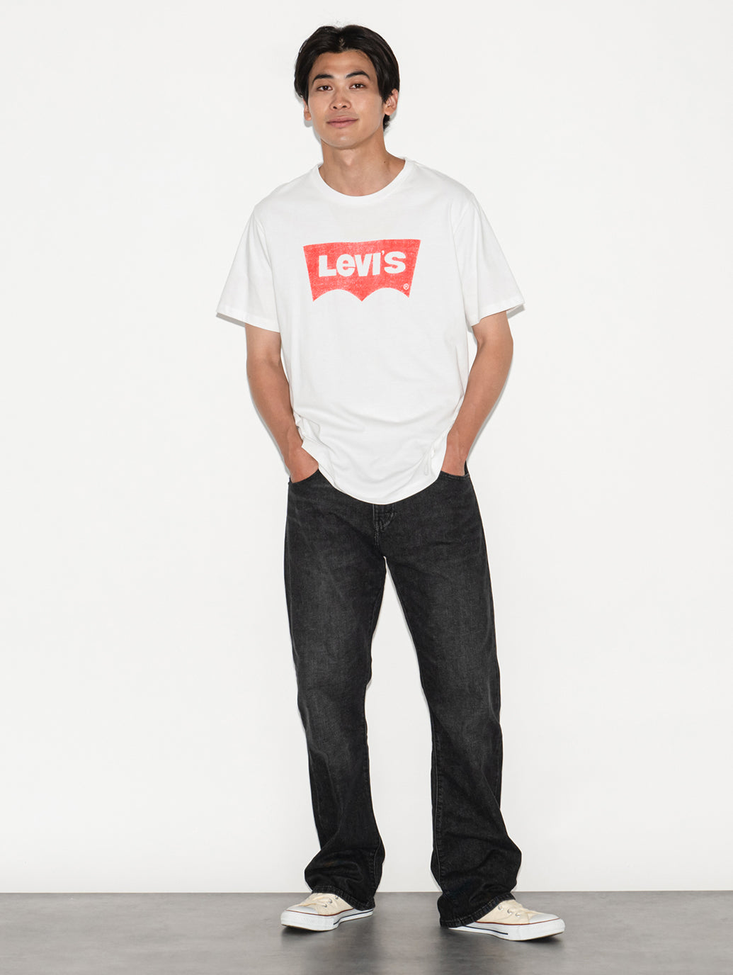 517™ ブーツカット ブラック ACROSS THE ROAD