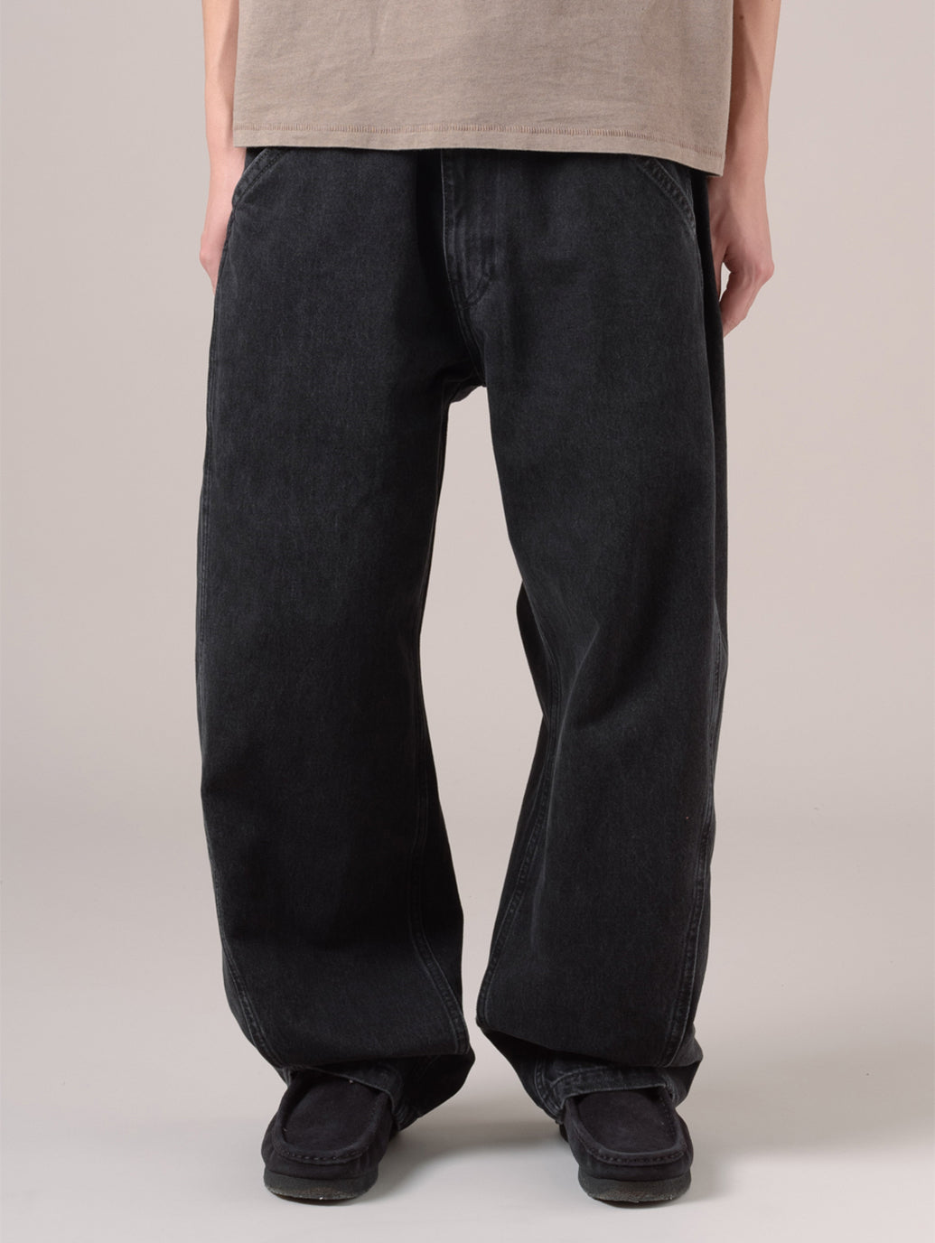 BAGGY バレルジーンズ ブラック