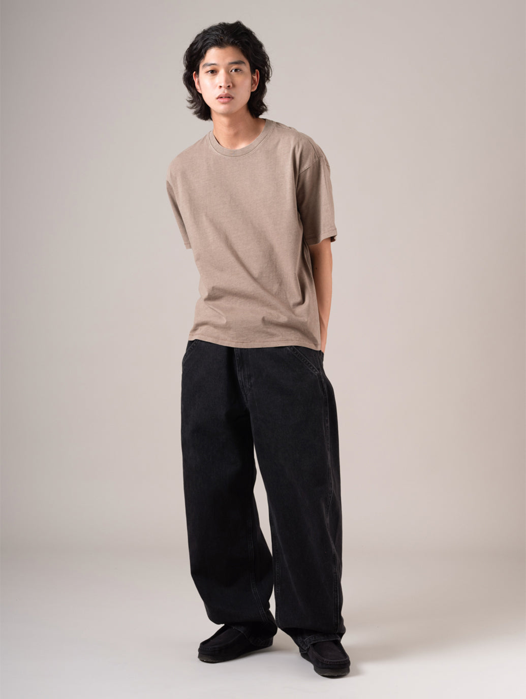 BAGGY バレルジーンズ ブラック