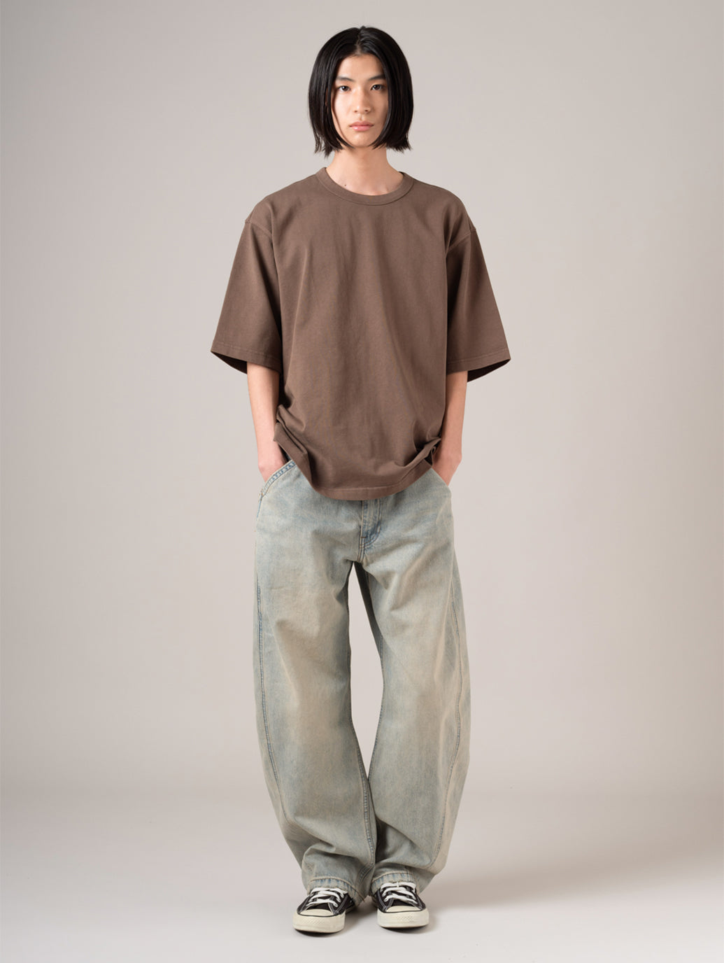 BAGGY バレルジーンズ ライトインディゴ
