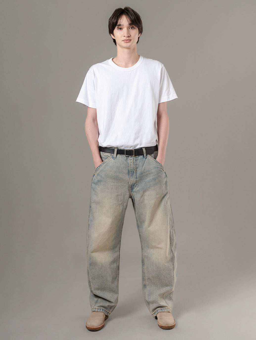 BAGGY バレルジーンズ ライトインディゴ
