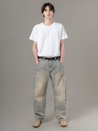 BAGGY バレルジーンズ ライトインディゴ